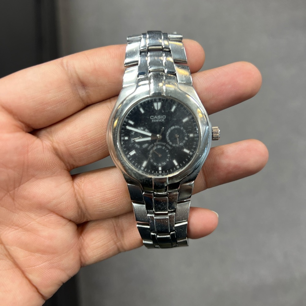 Classic CASIO Edifice Stainless Steel 40mm Watch